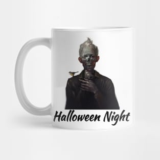 Happy Halloween night horror t-shirt design Mug